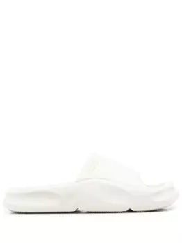 Heron Preston формованные шлепанцы, белый