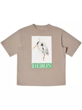 Heron Preston футболка Heron Bird, серый