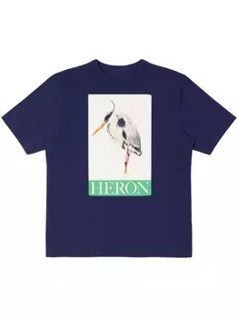 Heron Preston футболка с фотопринтом, синий