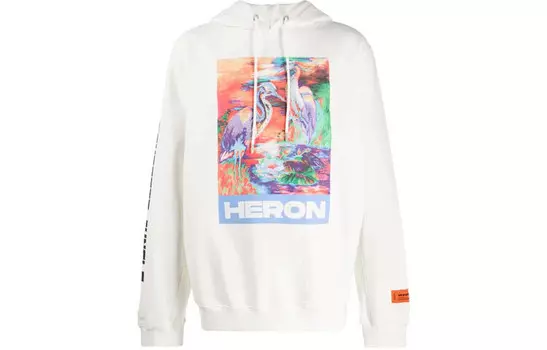 HERON PRESTON Мужская толстовка, Белый