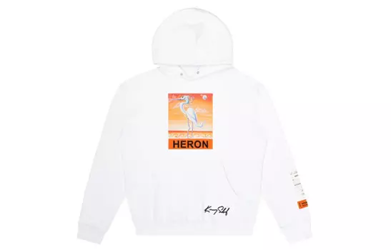 HERON PRESTON Мужская толстовка, Белый