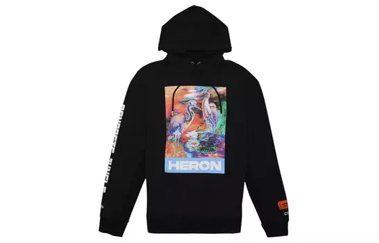 HERON PRESTON Мужская толстовка, Черный