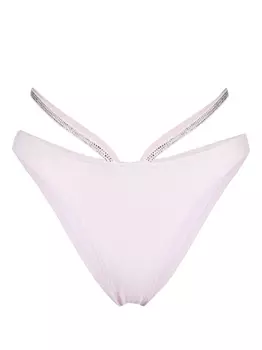 Heron Preston плавки бикини со стразами, розовый