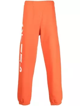 Heron Preston спортивные брюки с логотипом, оранжевый