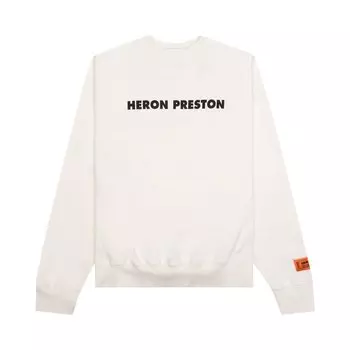 Heron Preston This Is Not Crewneck, белый/черный