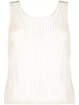 Heron Preston топ без рукавов, белый