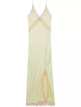 HERSKIND платье-комбинация миди Jonathan, нейтральный цвет