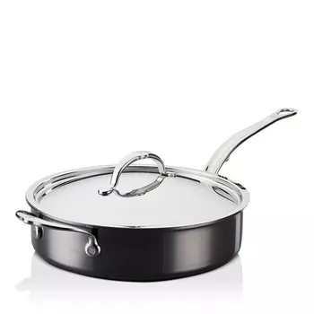 Hestan NanoBond Сотейник с крышкой на 3,5 кварты, серебряный