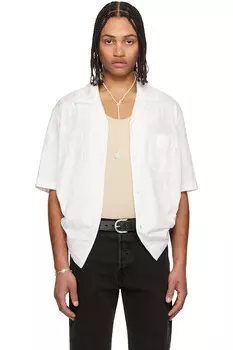 Heusen рубашка с коротким рукавом Our Legacy, белый