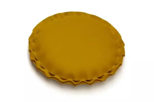 HEY-SIGN декоративная подушка PAI круглая в разных цветах, Hey Sign_Цвет: 96 - Горчичный