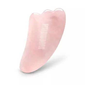 HHUUMM Кварцевый массажер для лица гуа ша, цвет розовый