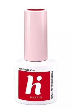 Hi Hybrid гибридный лак для ногтей, 244 Fire Red