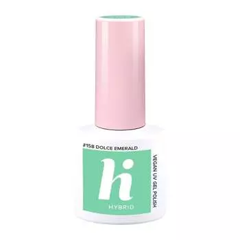 HI HYBRID Гибридный лак для ногтей Dolce Emerald no. 158 5 мл