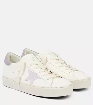 Hi Star замшевые кроссовки Golden Goose, White/Lilla/Lilac