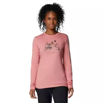 Hidden Haven LS Columbia Женская футболка, цвет Rosa