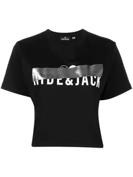 Hide&Jack футболка с логотипом, черный