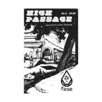 High Passage #4 "134-635 Adventure, Interdiction Satellite", Traveller (FASA), мягкая обложка