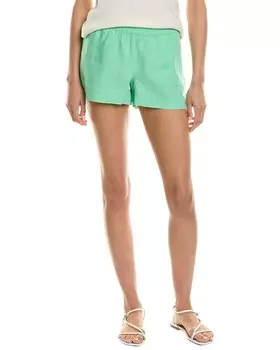 HIHO Джинсовые льняные шорты, зеленый