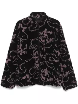 Hiking Patrol флисовая куртка с принтом, черный