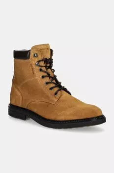 HILFIGER OUTDOOR SUEDE BOOT замшевые ботинки Tommy Hilfiger, коричневый