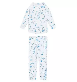 Hill House Home Унисекс Пижамный комплект Tiny - Little Kid, Big Kid, белый