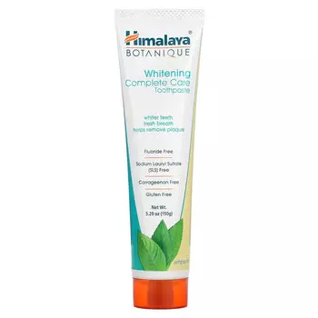 Himalaya, Botanique, отбеливающая зубная паста Simply Mint, 5,29 унций (150 г)