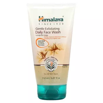 Himalaya, Нежное отшелушивающее средство для ежедневного умывания, для всех типов кожи, 150 мл (5,07 унции)