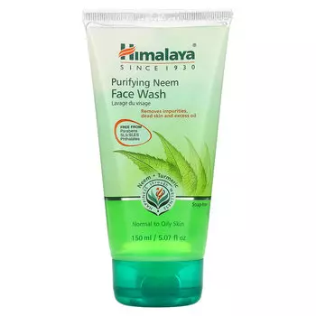 Himalaya, Средство для лица с очищающим нимом, для нормальной и жирной кожи, 5,07 ж. унц.(150 мл)