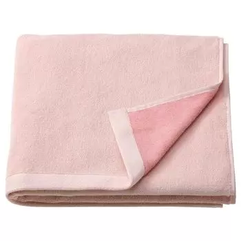 HIMLEÅN ХИМЛЕОН Банное полотенце, розовый/меланж, 70x140 см IKEA