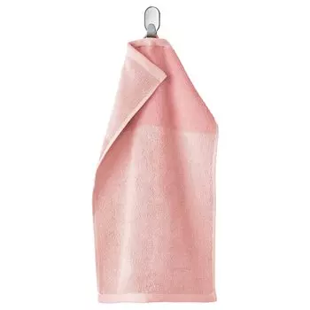 HIMLEÅN ХИМЛЕОН Гостевое полотенце, розовый/меланж, 30x50 см IKEA