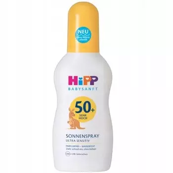 Hipp, Солнцезащитный спрей-бальзам Spf50+, 150 мл