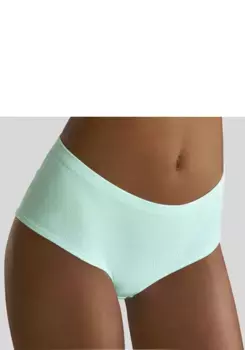 Хипстер LASCANA из приятного мягкого хлопка, цвет Air