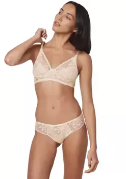 Хипстер Triumph "Amourette Charm Delight Hipster String", с кружевом и цветочным узором, цвет Fresh Powder