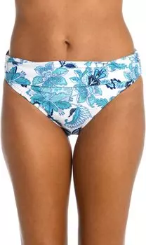 Хипстерская полоса Santorini Sun со сборками La Blanca, изумруд