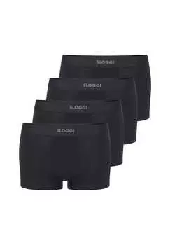 Хипстерские шорты / брюки 4 упаковки для мужчин когда-либо легко Sloggi, черный