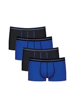 Хипстерские шорты/брюки, набор из 4 шт, старт Sloggi, цвет Hellblau / Dunkelblau