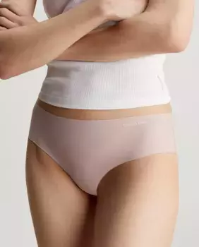 Хипстерские трусики - невидимки Calvin Klein, цвет Natural