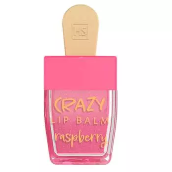 Hiskin, Crazy Lip Balm, Малиновый бальзам для губ, 6 мл
