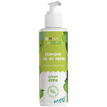 Hiskin шампунь для волос и гель для купания детский яблоко, 280 мл