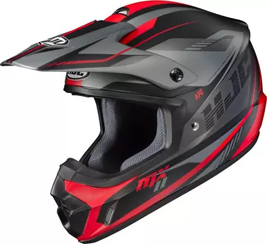HJC CS-MX II Drift Шлем для мотокросса, черный/красный