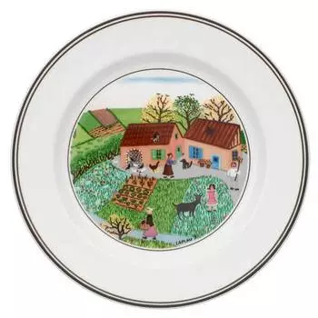 Хлебная тарелка ферма дизайн наиф Villeroy & Boch, мультколор