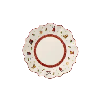 Хлебная тарелка Toy's Delight Villeroy & Boch, красно-белый