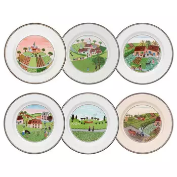 Хлебная тарелка Villeroy & Boch, 17 см, многоцветный