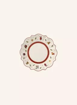 Хлебная тарелка Villeroy Boch TOY'S DELIGHT, диаметр 18 см, красный/белый