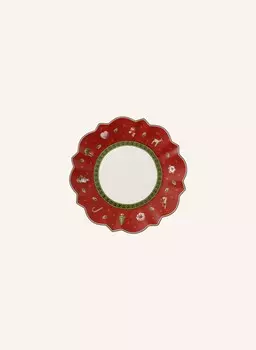 Хлебная тарелка Villeroy Boch TOY'S DELIGHT, диаметр 17 см, красный/белый