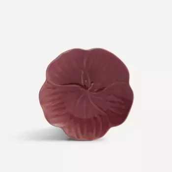 Хлебная тарелка в форме цветка в горошек El Corte Ingls, мальва