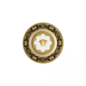 Хлебная тарелка в стиле барокко Versace, черный