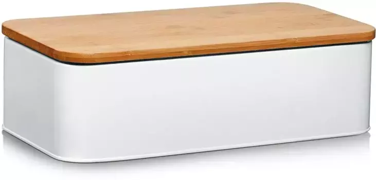 Хлебница Zeller Present "Бамбук", (1 шт.), длина ок. 42,5 см 23х13х42,5 см, белый