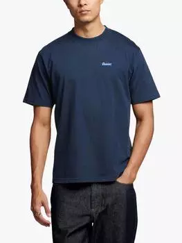 Хлопчатобумажная футболка обычного покроя с коротким рукавом Penfield, цвет Navy Blazer