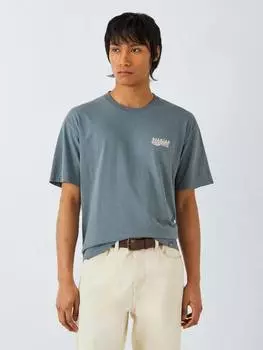 Хлопчатобумажная футболка регулярного кроя с коротким рукавом для автосервиса Dickies, цвет Stormy Weather